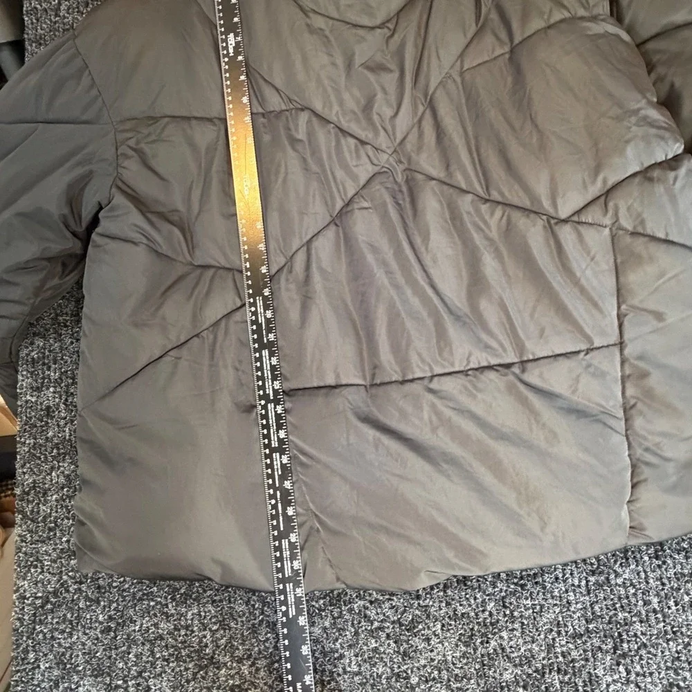 Free People Black Puffer Jacket with Hood
